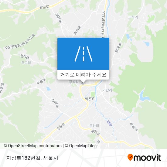 지섬로182번길 지도
