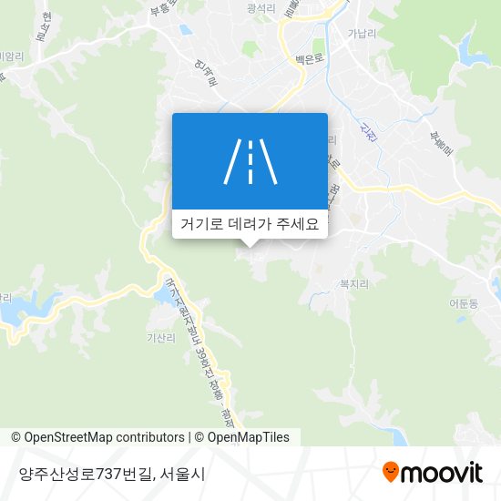양주산성로737번길 지도