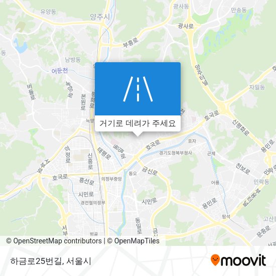 하금로25번길 지도
