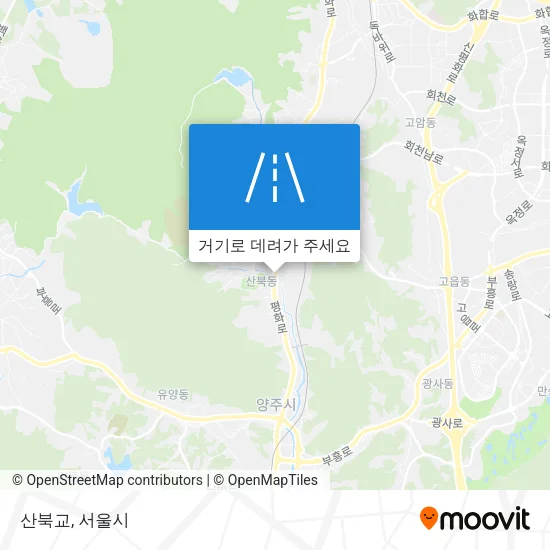 산북교 지도