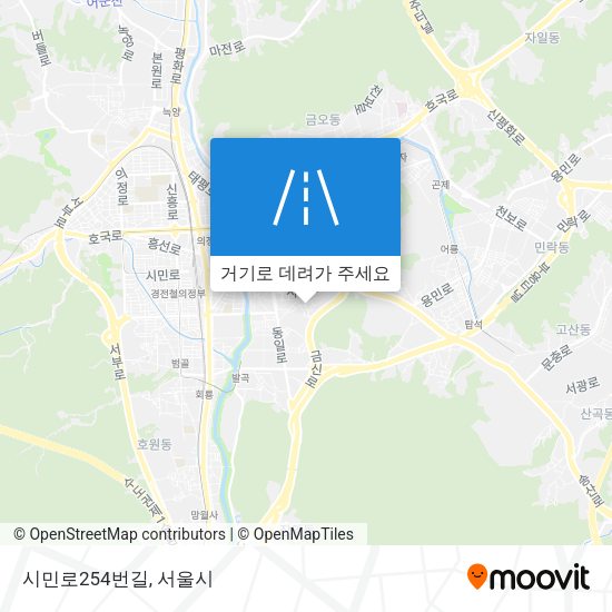 시민로254번길 지도