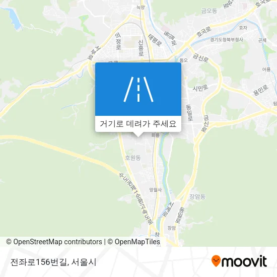 전좌로156번길 지도