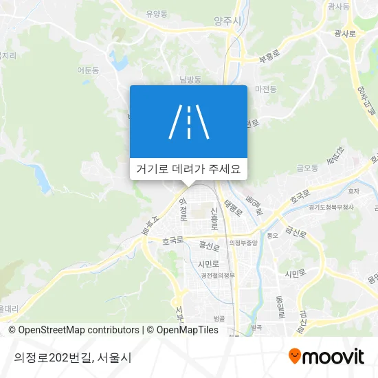 의정로202번길 지도