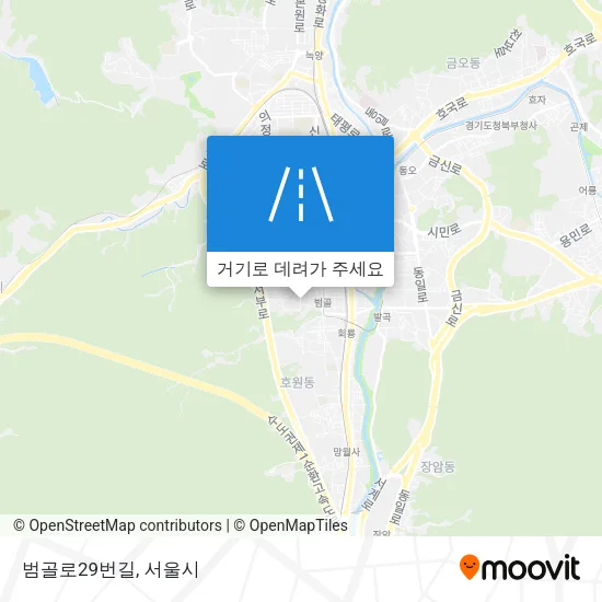 범골로29번길 지도