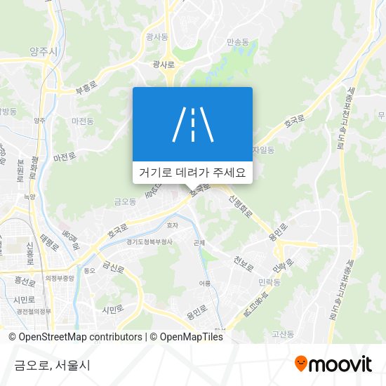 금오로 지도