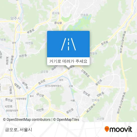 금오로 지도