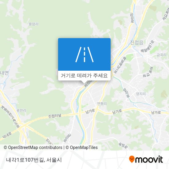 내각1로107번길 지도