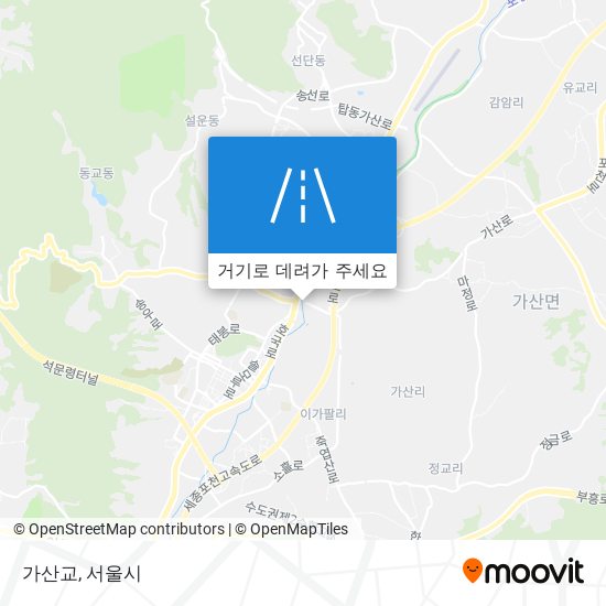 가산교 지도