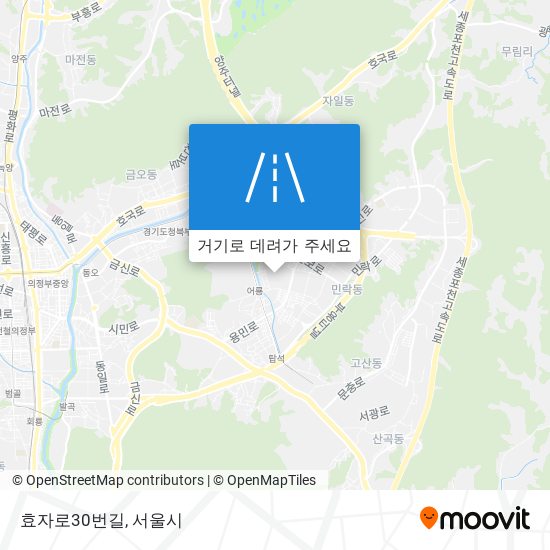 효자로30번길 지도