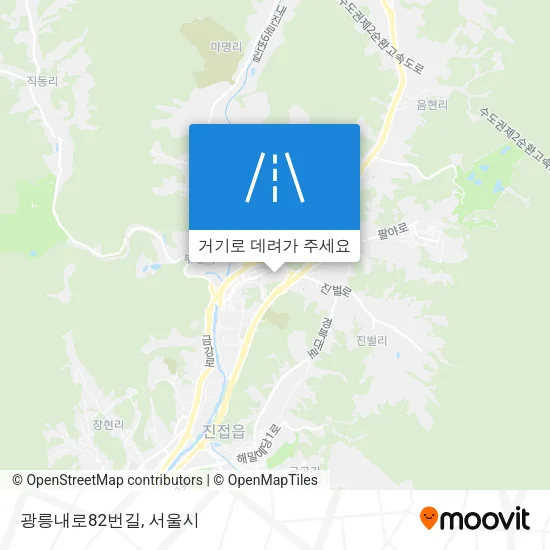 광릉내로82번길 지도