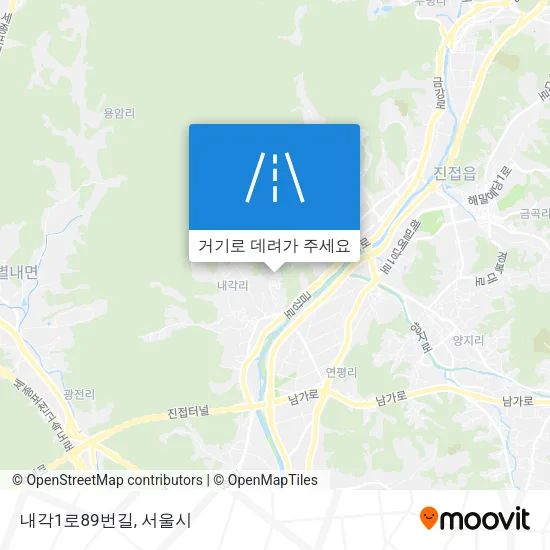내각1로89번길 지도