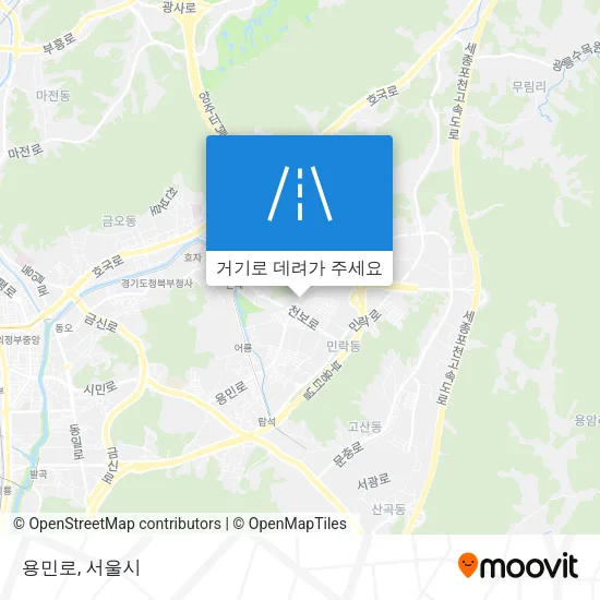용민로 지도
