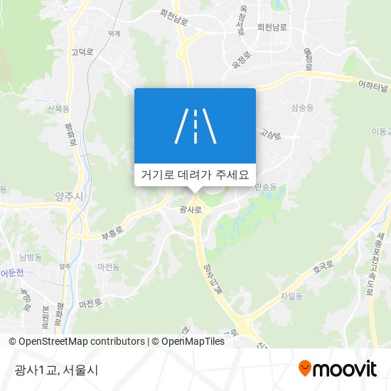 광사1교 지도