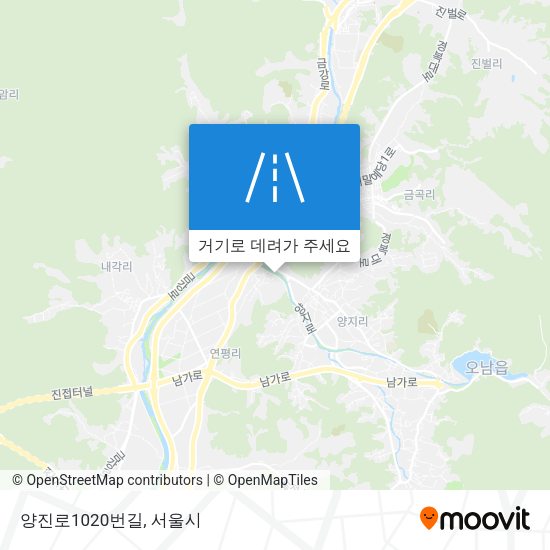 양진로1020번길 지도