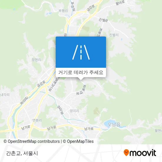 간촌교 지도