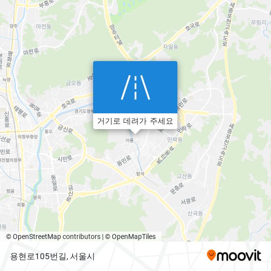 용현로105번길 지도