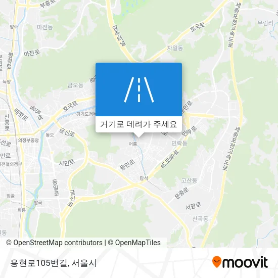 용현로105번길 지도