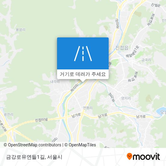금강로유연들1길 지도