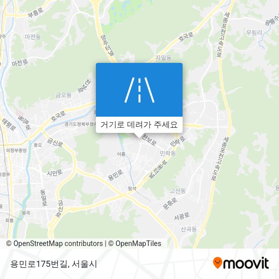 용민로175번길 지도