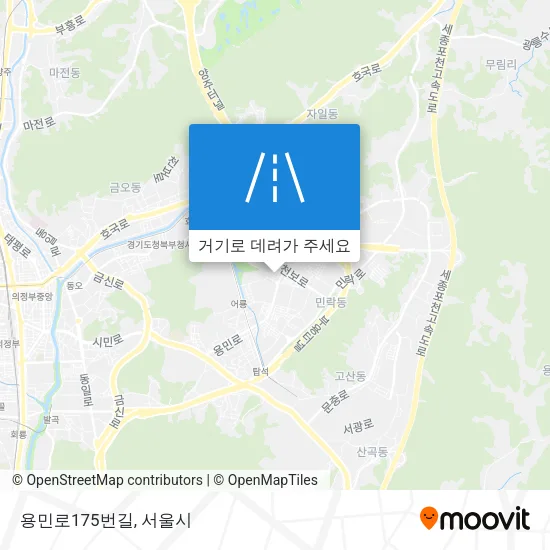 용민로175번길 지도