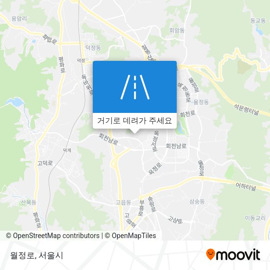 월정로 지도