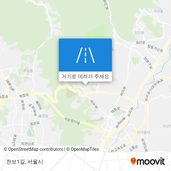 천보1길 지도