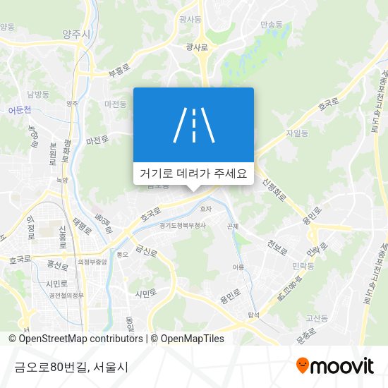 금오로80번길 지도
