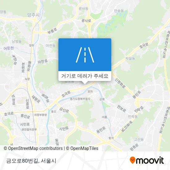 금오로80번길 지도