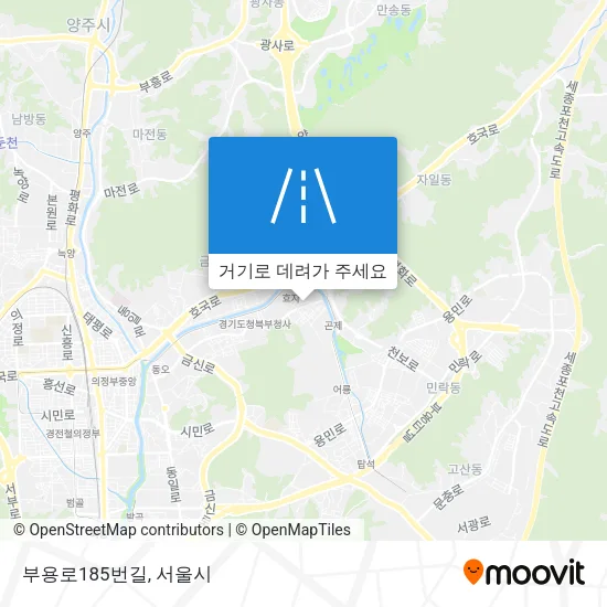 부용로185번길 지도