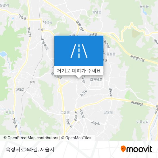 옥정서로3라길 지도