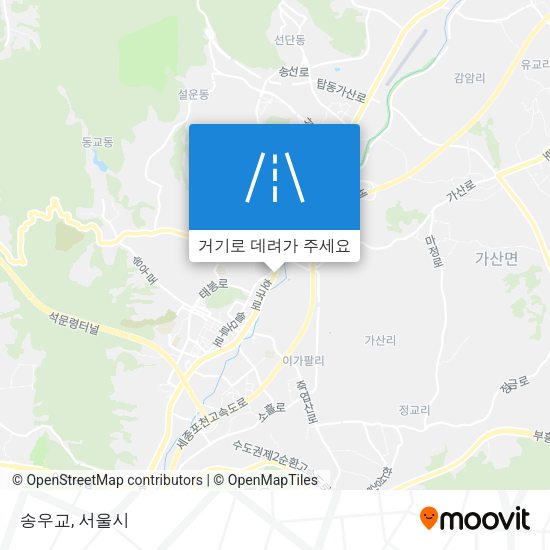 송우교 지도