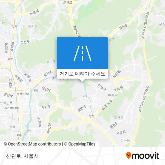 산단로 지도
