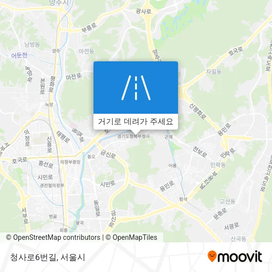 청사로6번길 지도