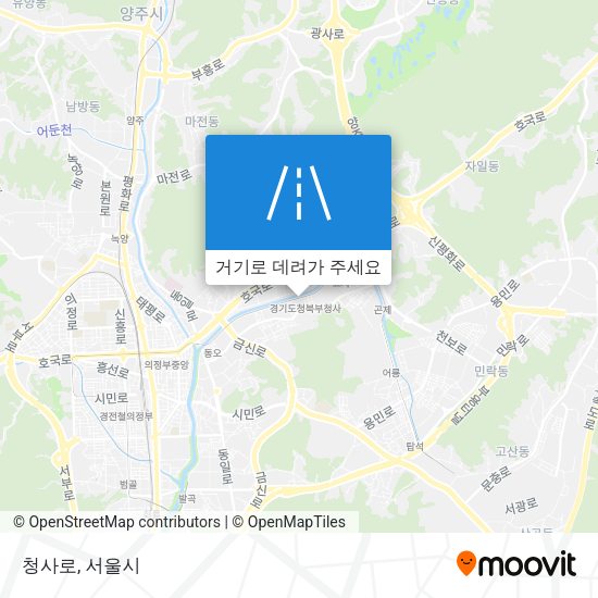 청사로 지도