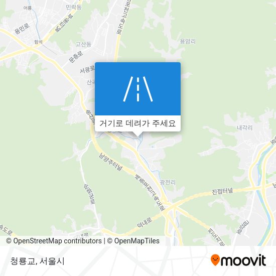 청룡교 지도