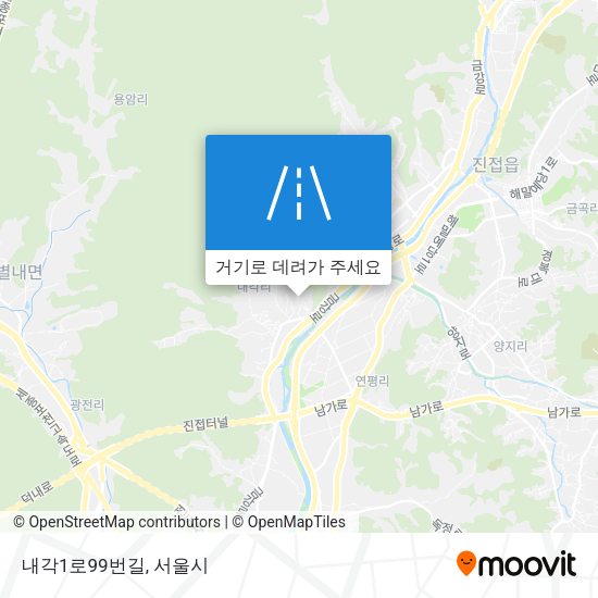 내각1로99번길 지도