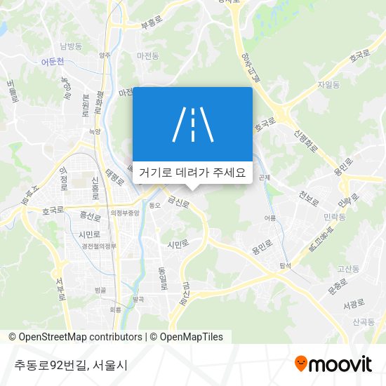 추동로92번길 지도