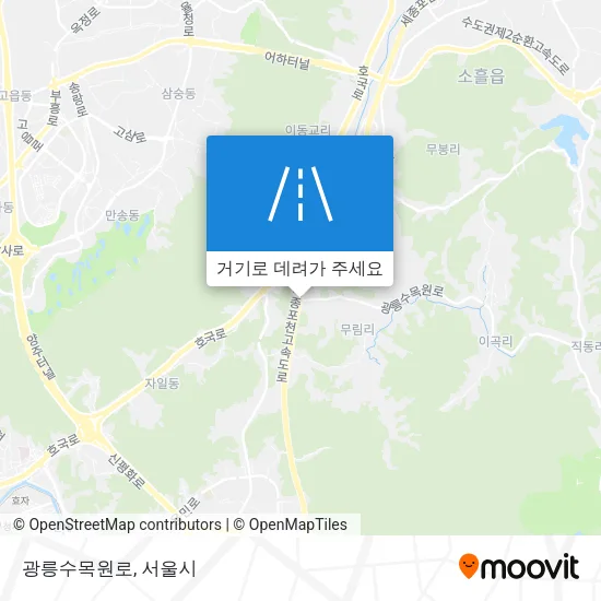 광릉수목원로 지도