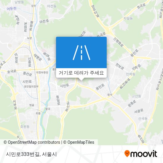 시민로333번길 지도