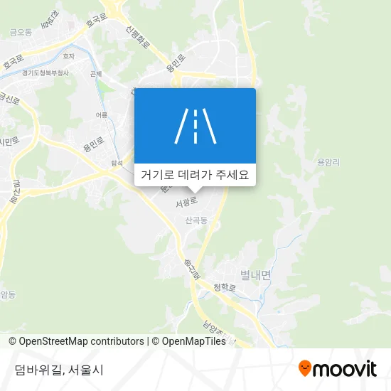 덤바위길 지도
