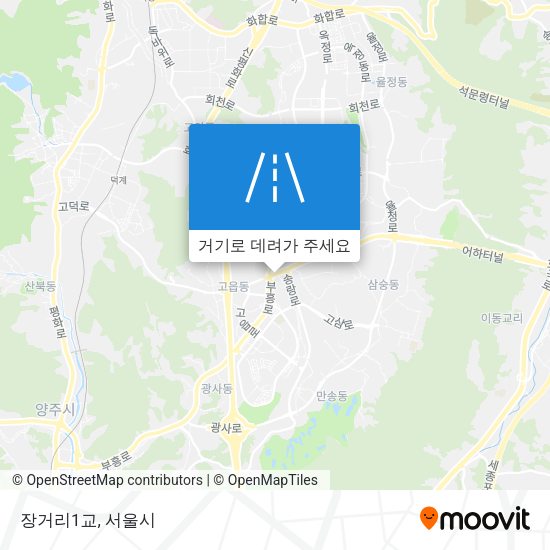 장거리1교 지도