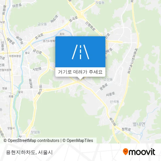 용현지하차도 지도