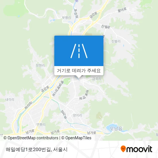 해밀예당1로200번길 지도
