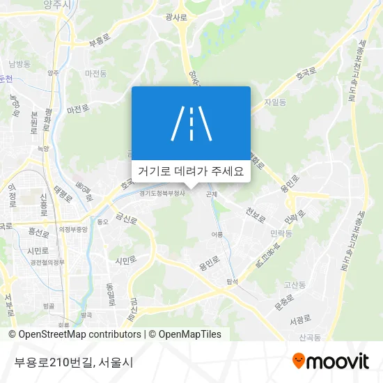 부용로210번길 지도