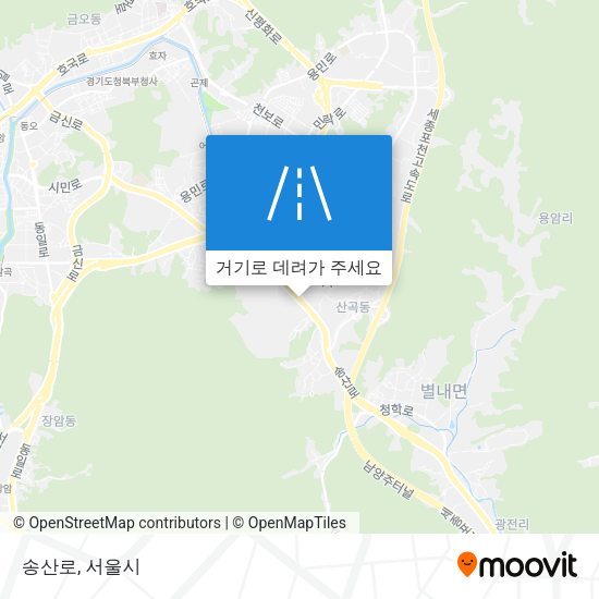 송산로 지도