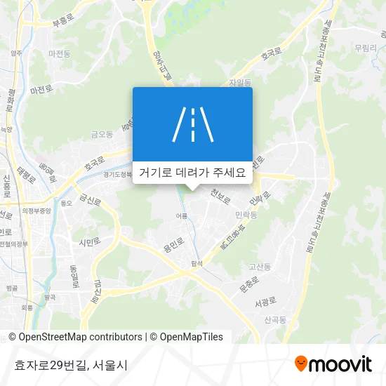 효자로29번길 지도