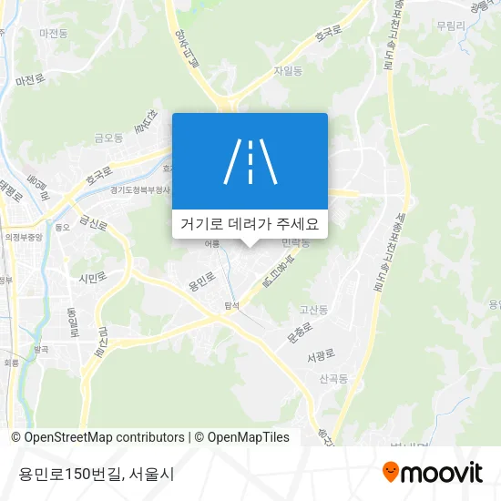 용민로150번길 지도