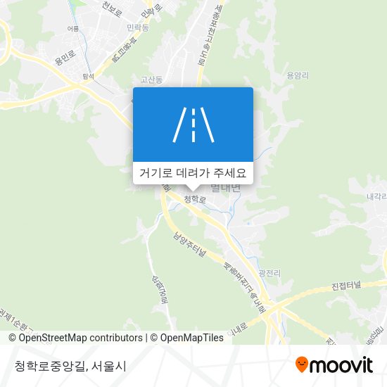 청학로중앙길 지도