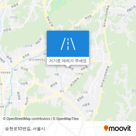 송현로52번길 지도