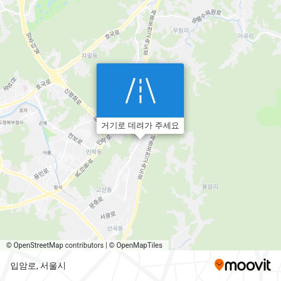 입암로 지도
